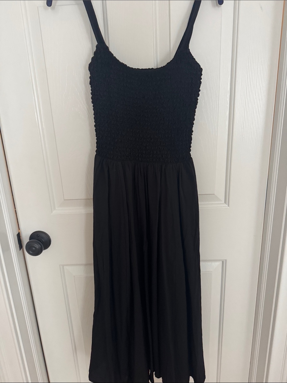 Aritzia smocked maxi